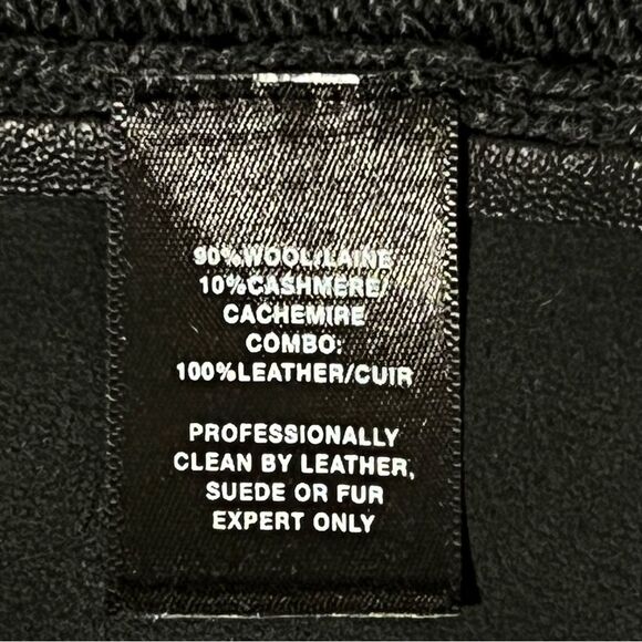 Lafayette148 Wool Sweater Vest Cardigan Sz S Leather Minimalist Capsule Wardrobe - Picture 10 of 10